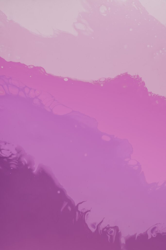 Abstract Liquid Paint Texture Wallpaper: Pink & Purple Swirls