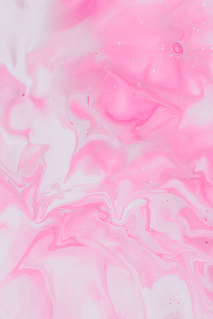 Stunning Pink & White Abstract Fluid Art Wallpaper - High Resolution