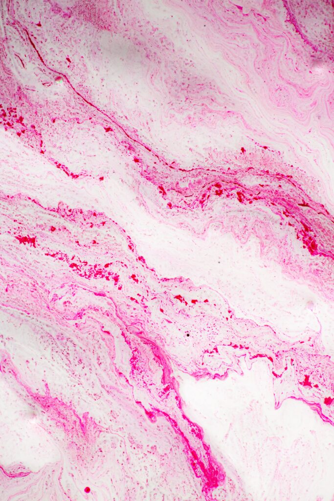 Stunning Marbled Pink & White Wallpaper - Artistic Fluid Design