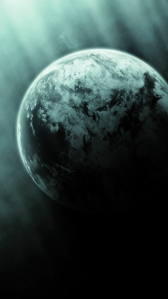 Stunning Planet Wallpaper: Ethereal Light & Cosmic Ambiance