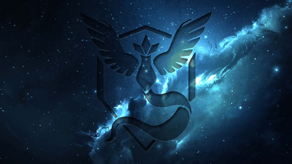 Cosmic Pokémon Wallpaper: Stunning Stars & Iconic Logo Background