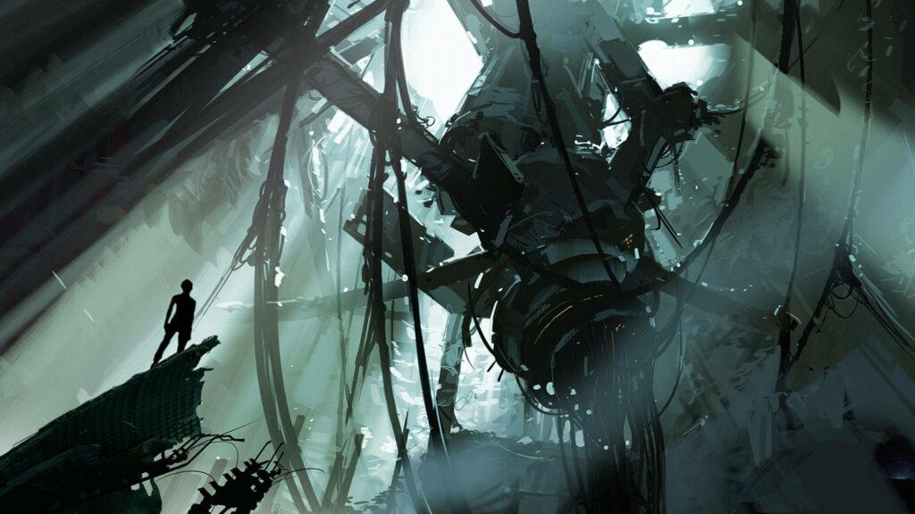 Stunning Portal 2-Inspired Post-Apocalyptic Wallpaper Background