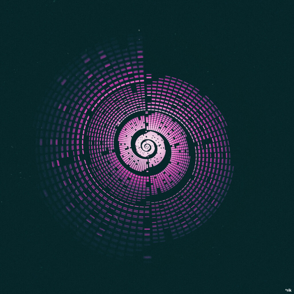 Mesmerizing Purple Abstract Spiral Wallpaper - Fractal Design Art