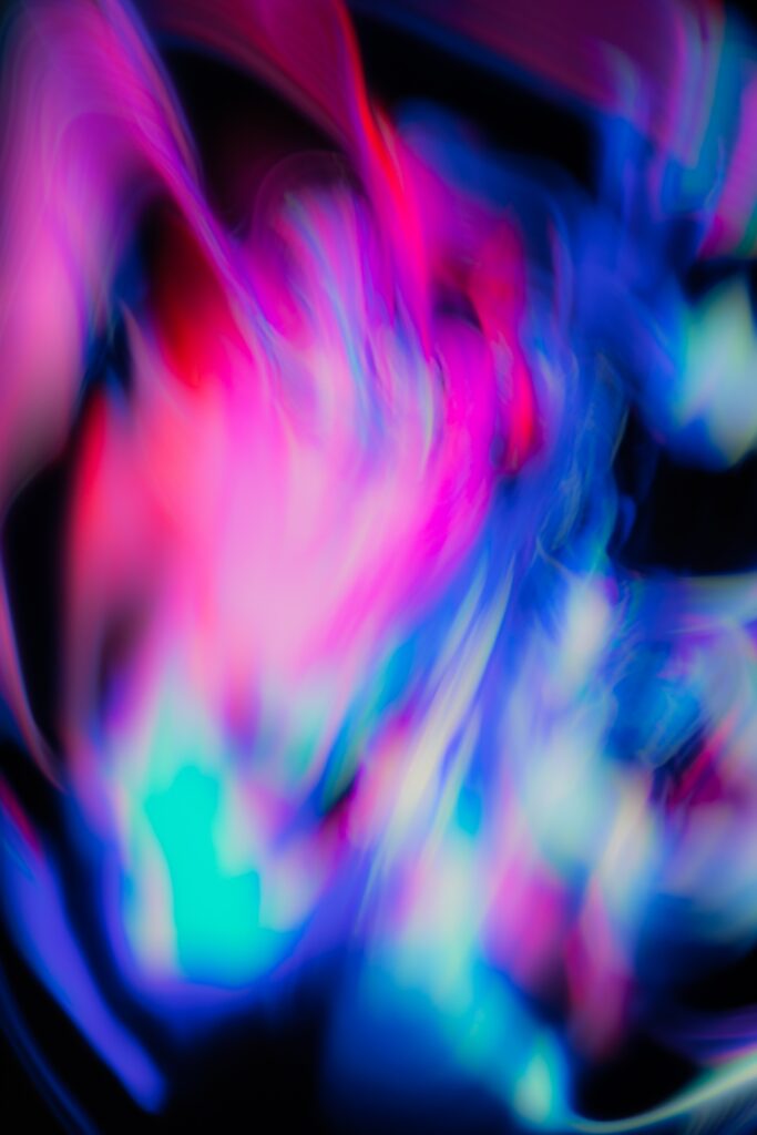 Mesmerizing Purple & Blue Freezelight Wallpaper - Ethereal Background