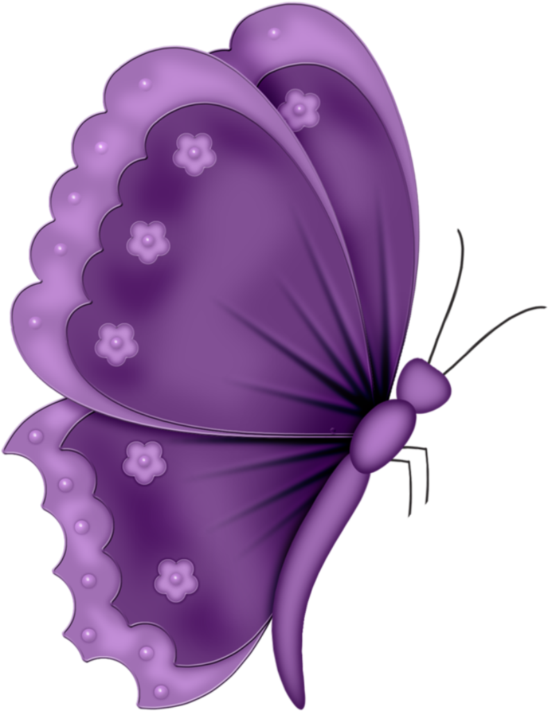 Stunning Purple Butterfly Wallpaper: Intricate Patterns & Smooth Gradients