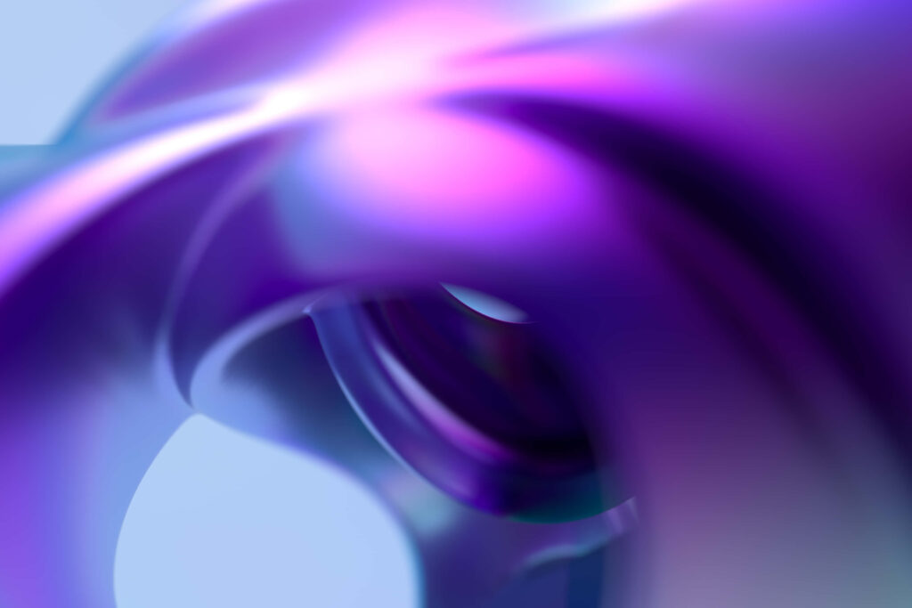 Stunning Purple Liquid Gradient Wallpaper - Glossy Abstract Design