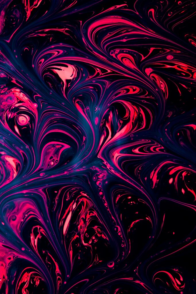 Vibrant Abstract Wallpaper: Swirling Purple & Pink Patterns Background