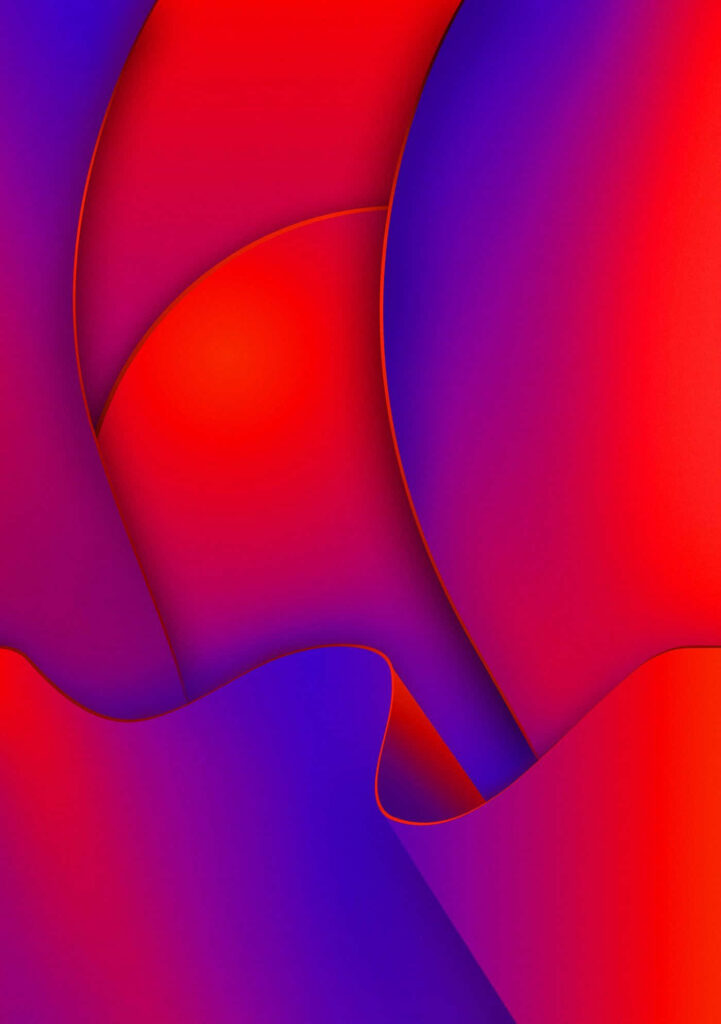 Vibrant Purple and Red Abstract Wallpaper with Smooth Gradient