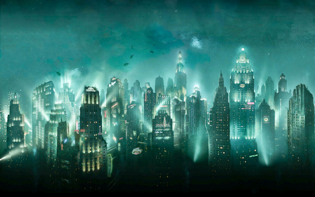 Rapture Underwater City Wallpaper - Ethereal BioShock Background