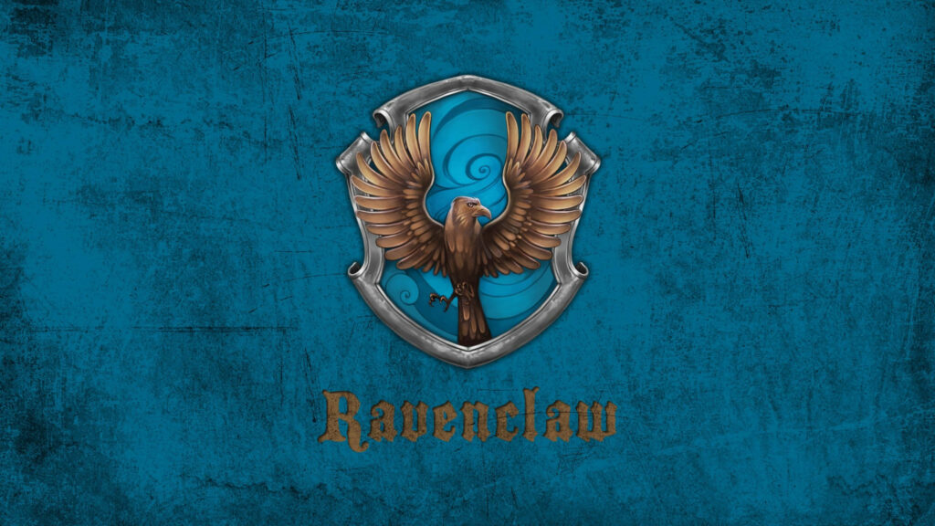 Ravenclaw 4K Wallpaper: Magical Blue Background & Eagle Crest