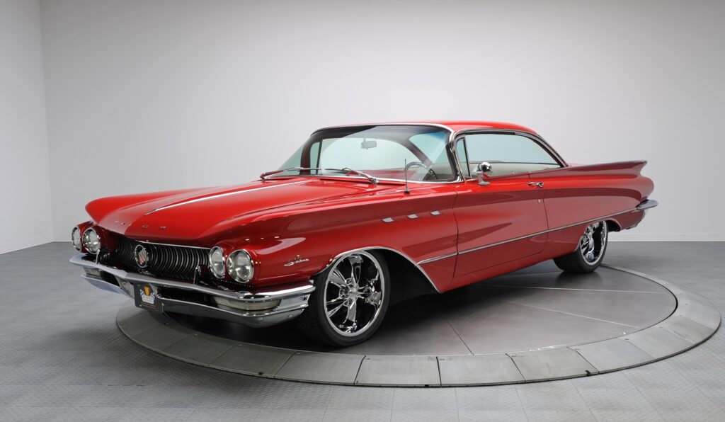 Stunning Red 1960 Buick LeSabre Wallpaper: Retro Elegance & Style