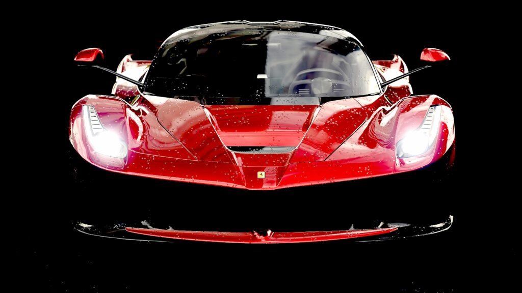 Stunning Red Ferrari LaFerrari Wallpaper - 3840x2160 Background