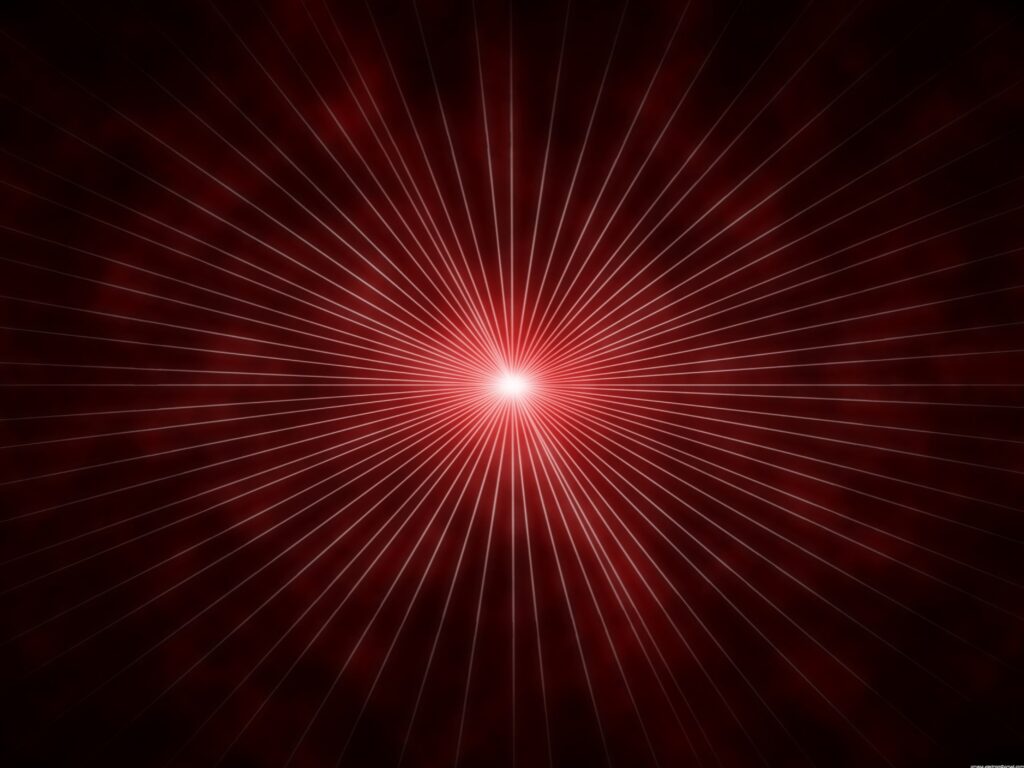 Stunning Red Light Burst Wallpaper - High-Res Dark Background