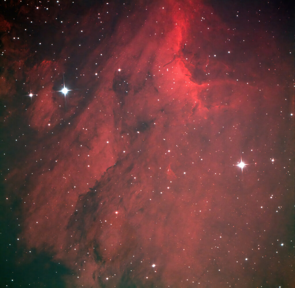 Stunning Red Nebula Wallpaper: Cosmic Beauty of Space & Stars