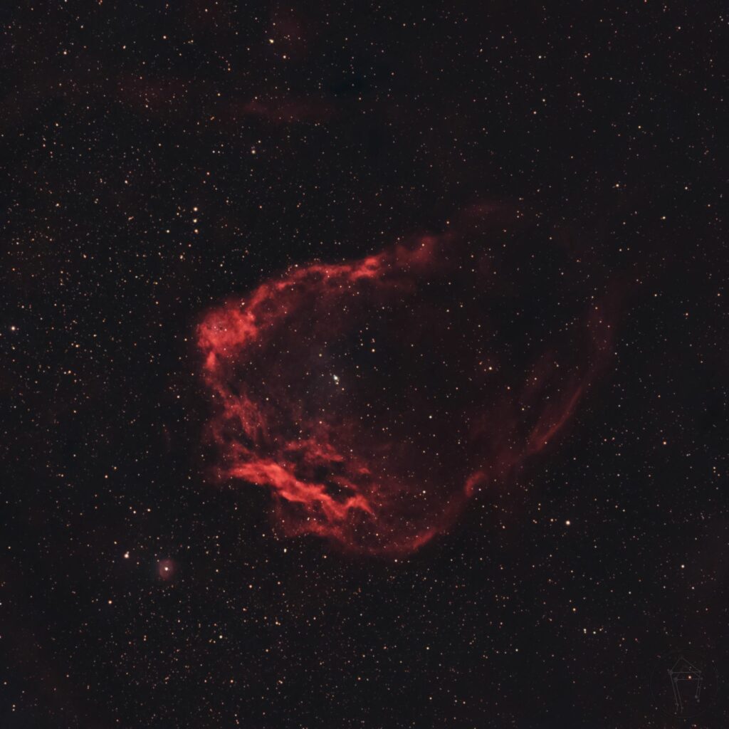 Stunning Red Nebula Wallpaper: Mesmerizing Cosmic Background