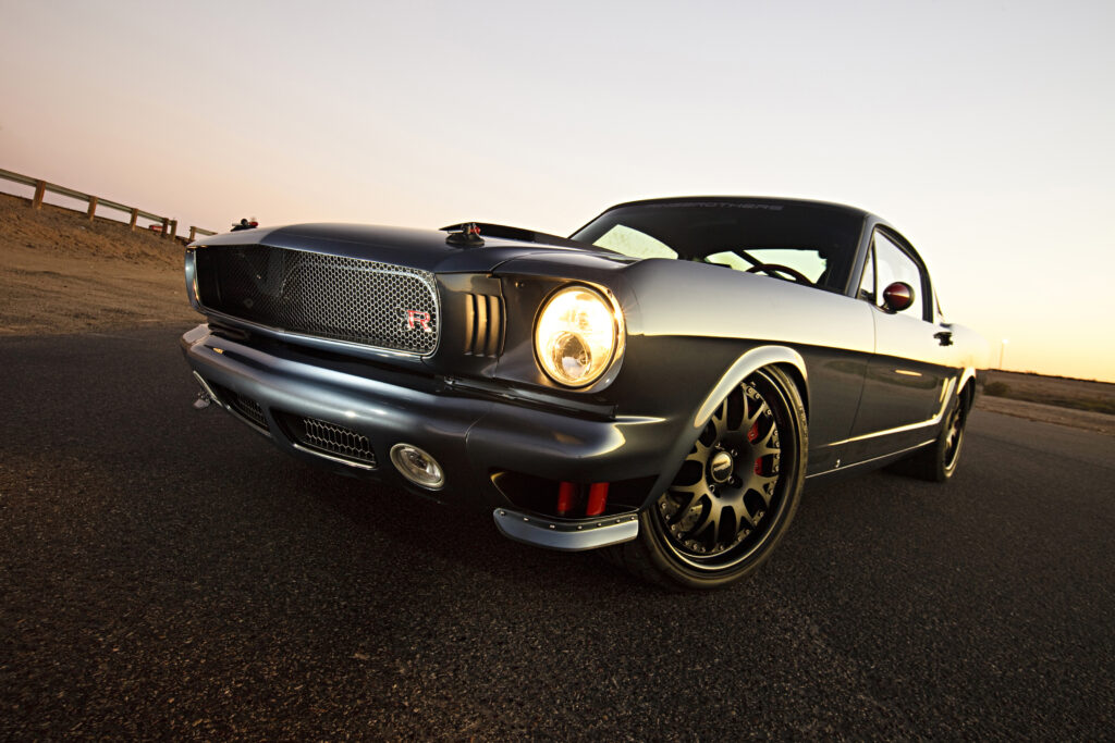 Stunning Side View Wallpaper of a Ringbrothers Mustang