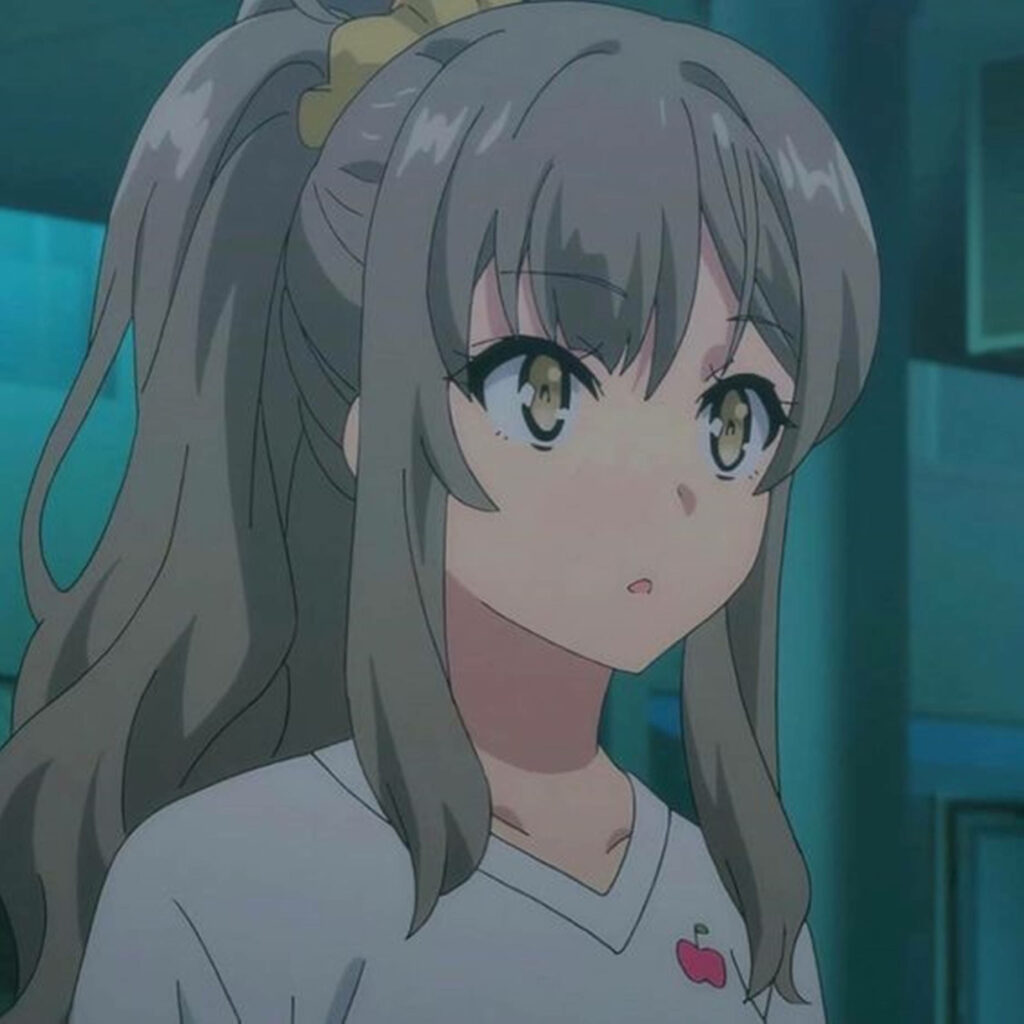 Serene Rio Futaba Wallpaper: Captivating Anime Girl Background