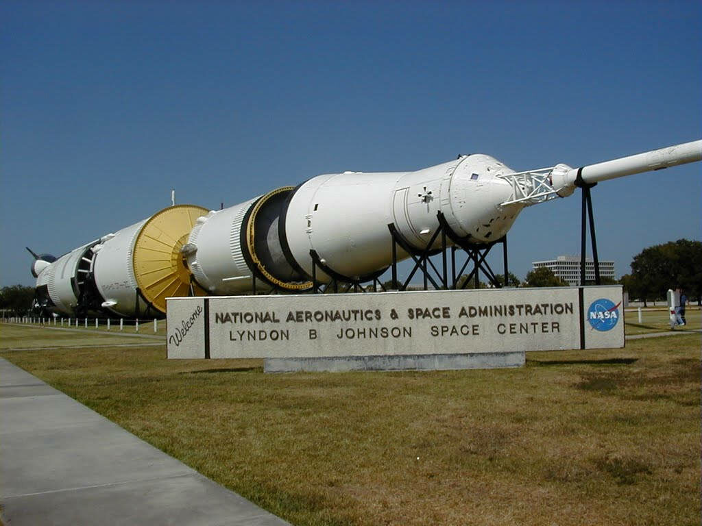 Rocket Display Wallpaper - NASA Space Center Houston Background