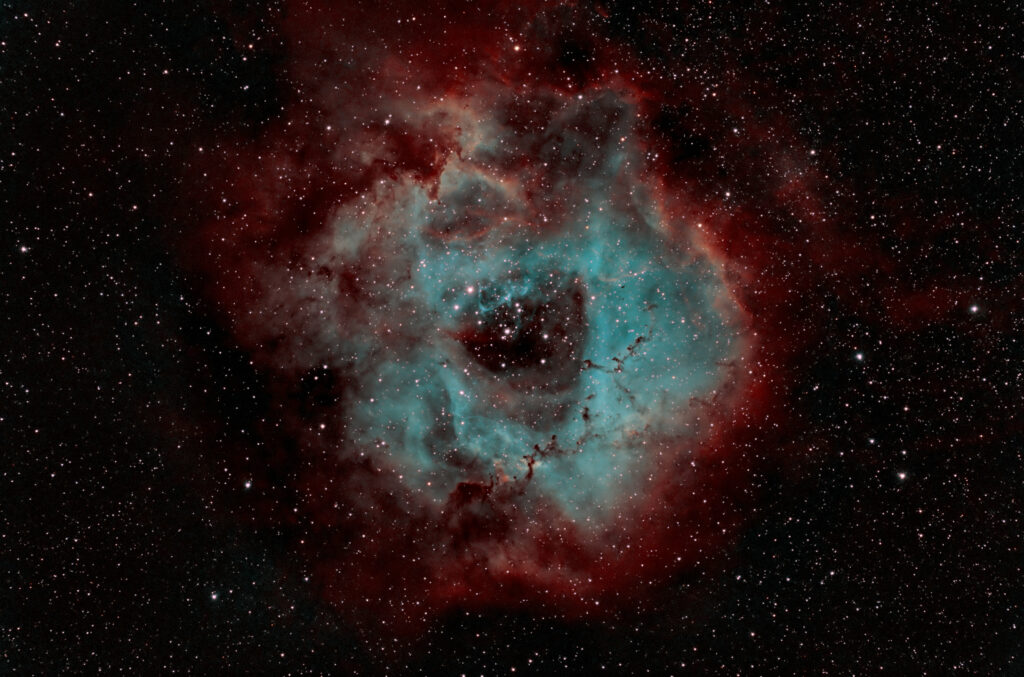 Stunning Rosette Nebula Wallpaper - Vibrant Cosmic Background