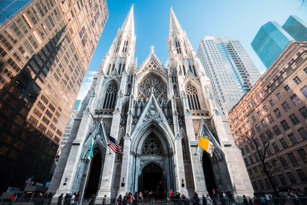 Stunning Saint Patrick's Cathedral NYC Wallpaper Background