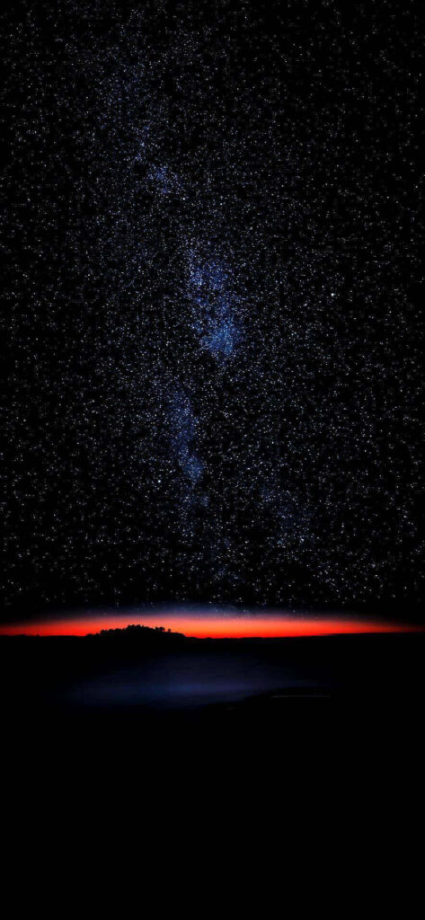 Stunning Starry Night Samsung Galaxy Note 10 Plus Wallpaper Background