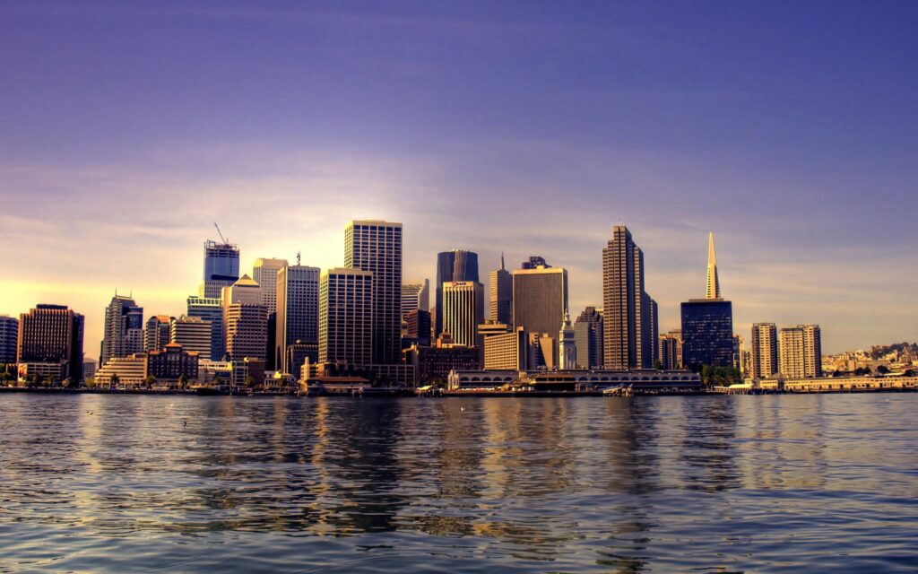 Stunning San Francisco Cityscape Wallpaper: Iconic Skyline Reflection