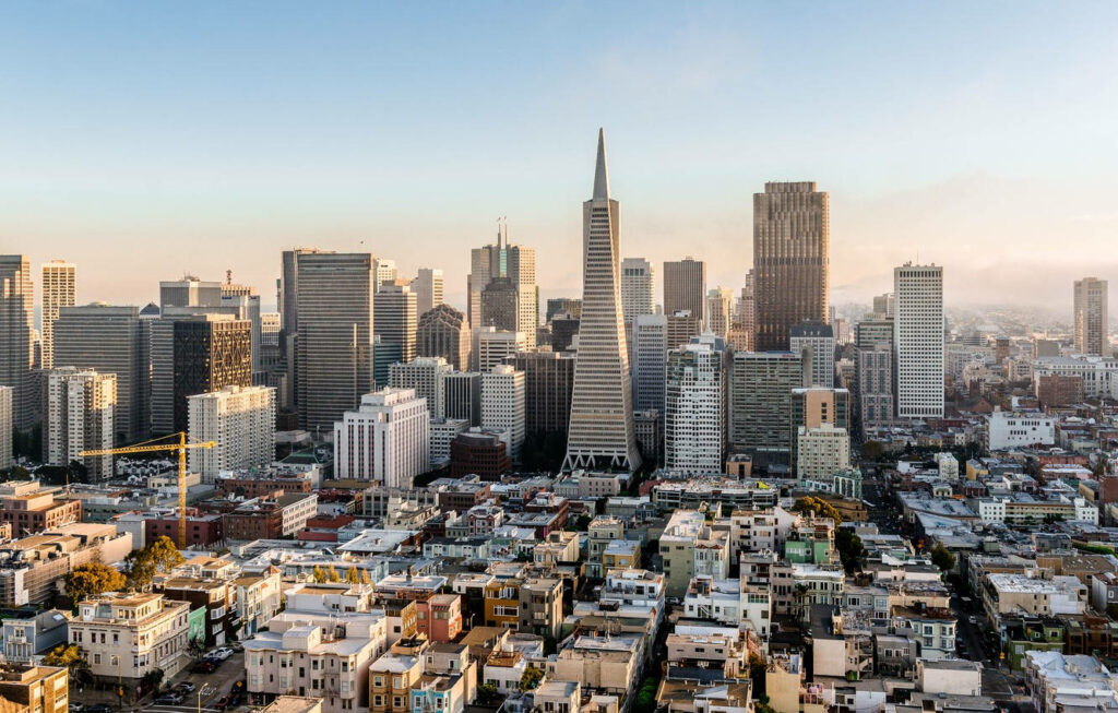 Stunning San Francisco Cityscape Wallpaper from Coit Tower View