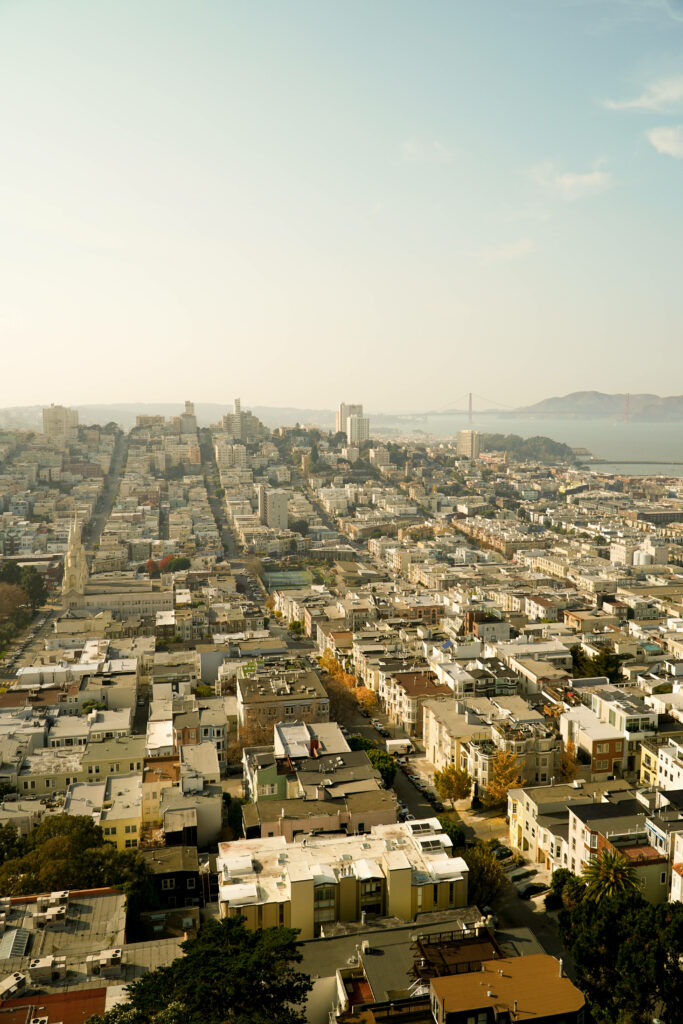 Stunning San Francisco Wallpaper: Coit Tower View & Golden Gate Bridge