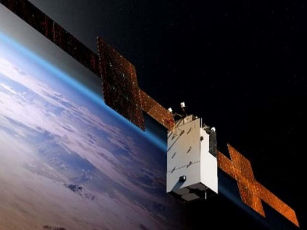 Stunning Satellite Wallpaper: Earth & Cosmic Backdrop Background