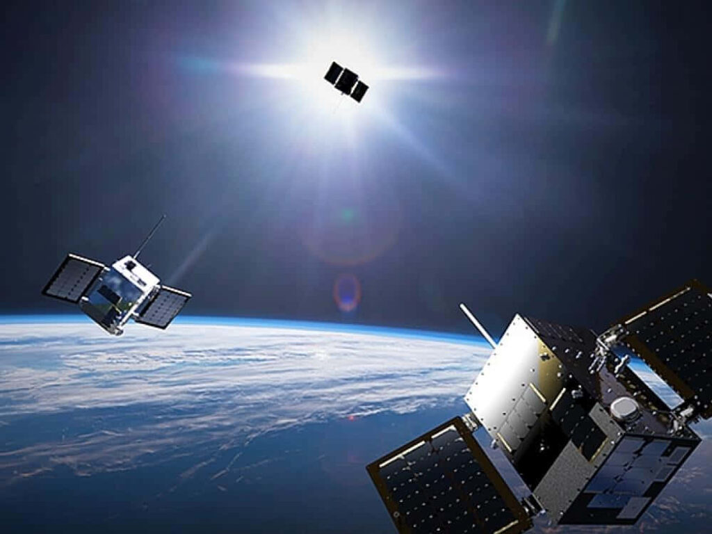 Stunning Satellite Wallpaper: Earth & Sun Radiance in Space