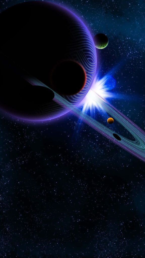 Stunning Saturn Wallpaper: Iconic Rings & Cosmic Background Art