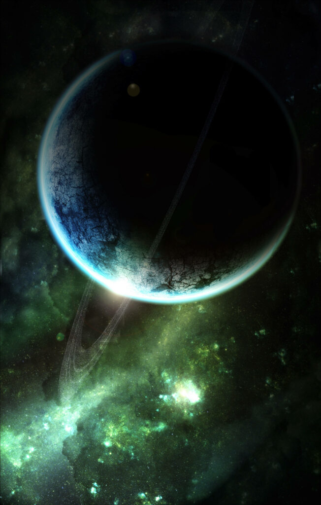 Stunning Saturn Wallpaper: Iconic Rings & Cosmic Cloud Background
