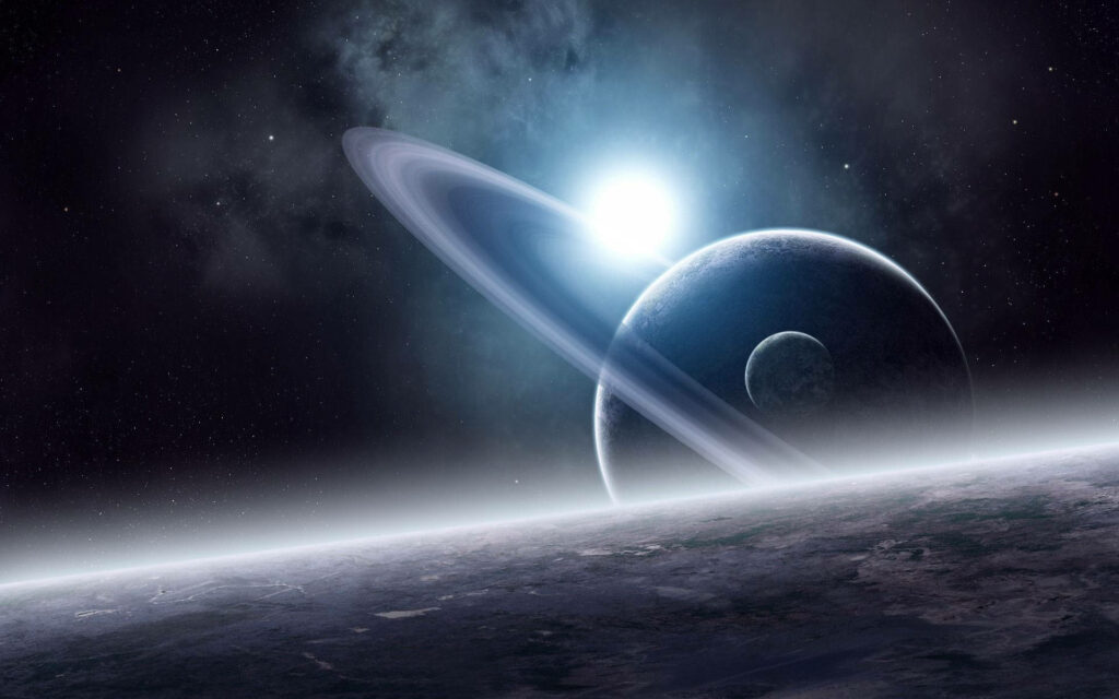 Stunning Saturn Wallpaper: Celestial Rings & Cosmic Backdrop