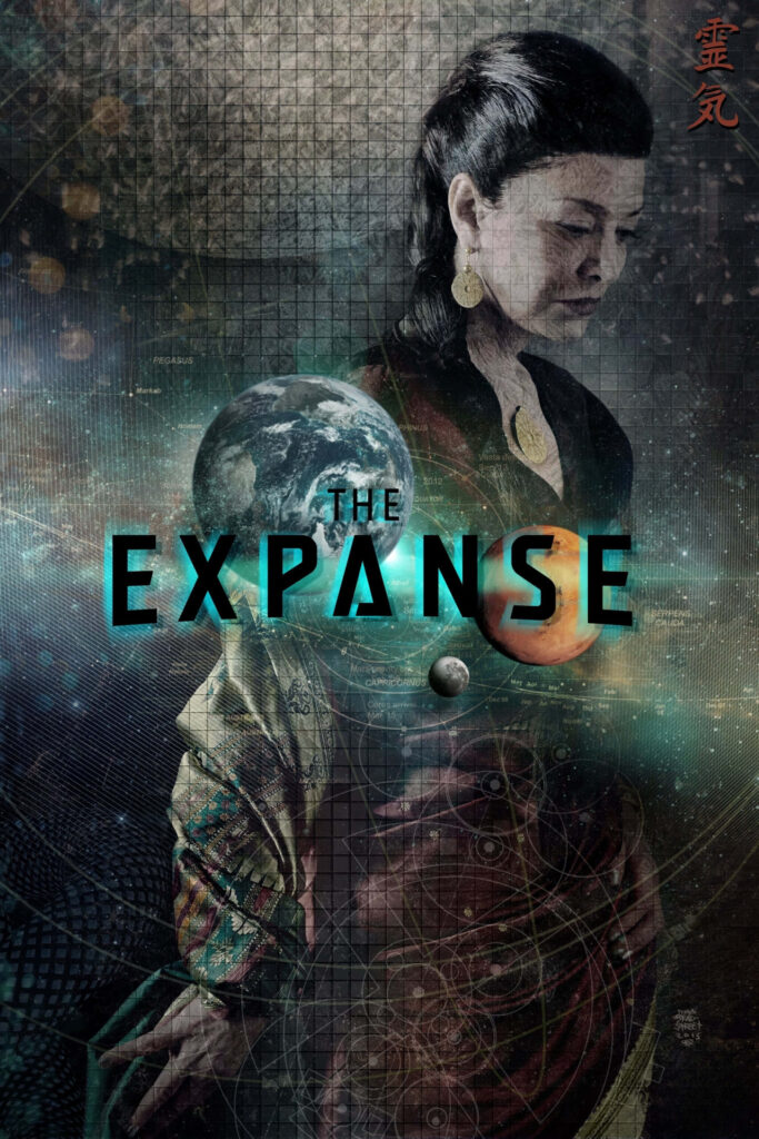 Galactic Wallpaper: Expanse Character & Sci-Fi Artistic Design