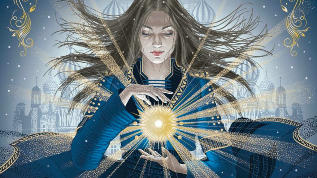 Stunning Alina Starkov Wallpaper with Golden Rays & Magical Backdrop