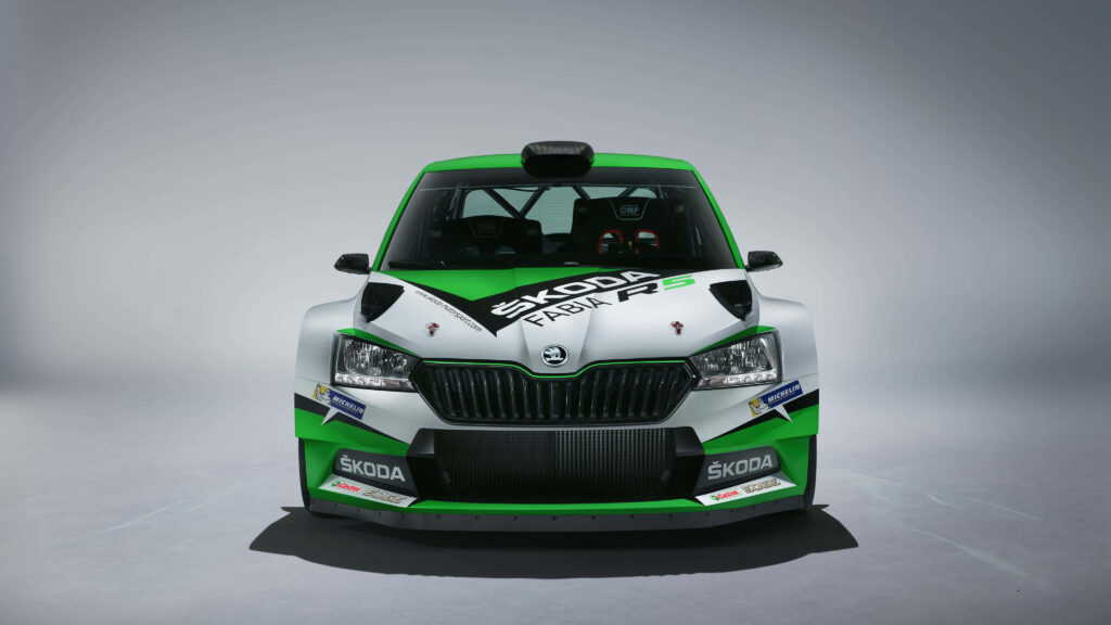 Stunning Skoda Fabia RS Wallpaper: Dynamic Sporty Design