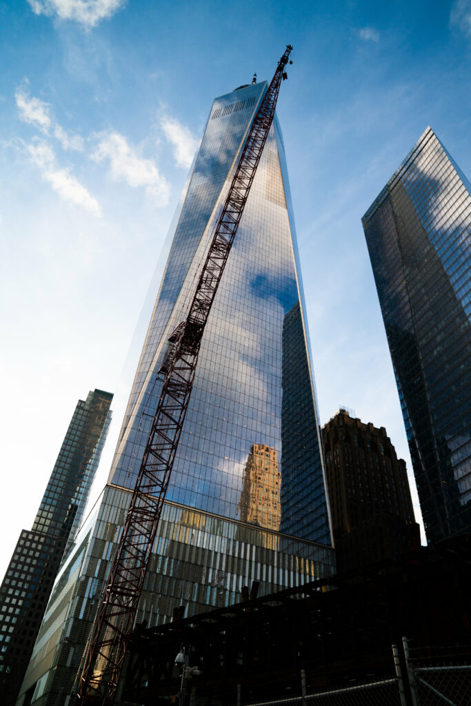 Stunning Skyscraper Wallpaper with Dramatic Bottom-Up View