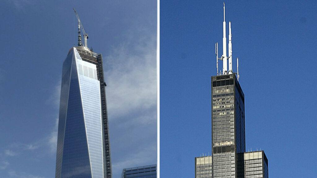 Stunning Skyscraper Wallpaper: One World Trade Center & Willis Tower