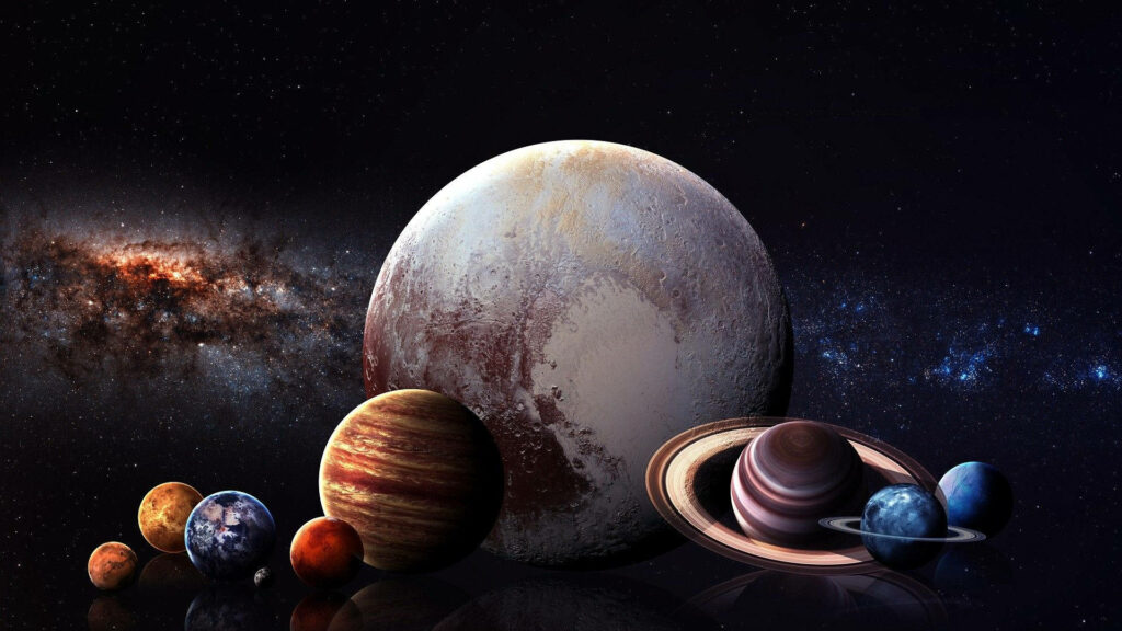 Stunning Solar System Acrylic Wallpaper: Planets & Cosmic Stars