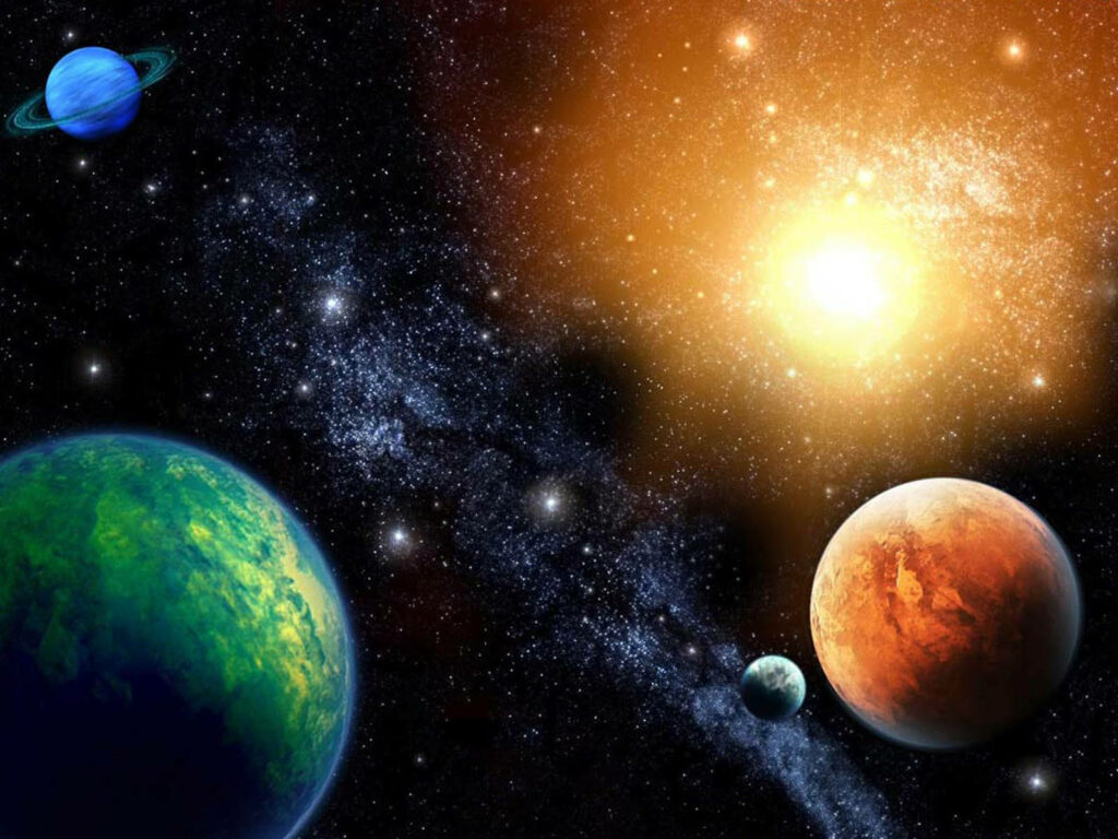 Stunning Solar System Wallpaper: Vibrant Planets & Cosmic Beauty
