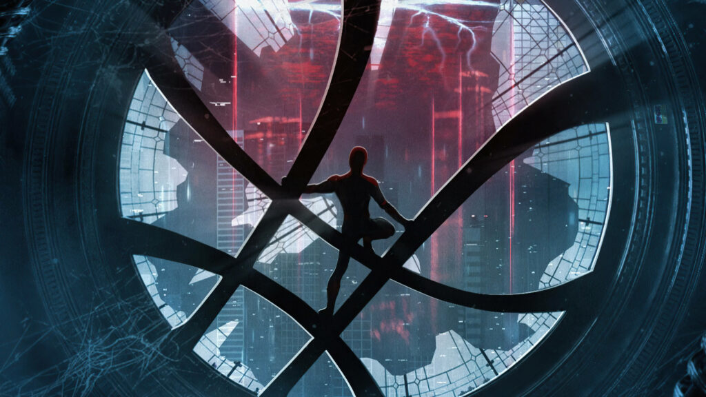Spider-Man Wallpaper: Dynamic Sanctum Sanctorum Scene - No Way Home