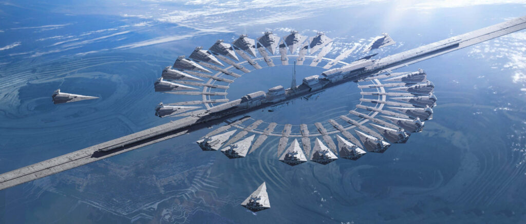 Stunning Star Wars: Rogue One Wallpaper - Imperial Destroyer Docking Port
