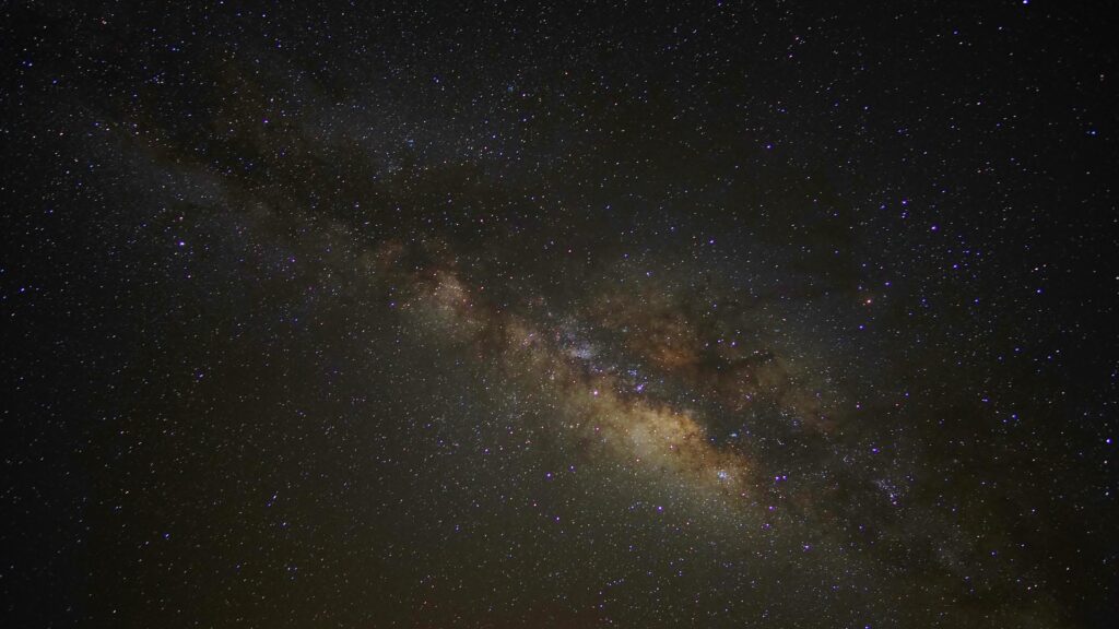 Stunning Starry Sky Wallpaper with Nebula - Celestial Background