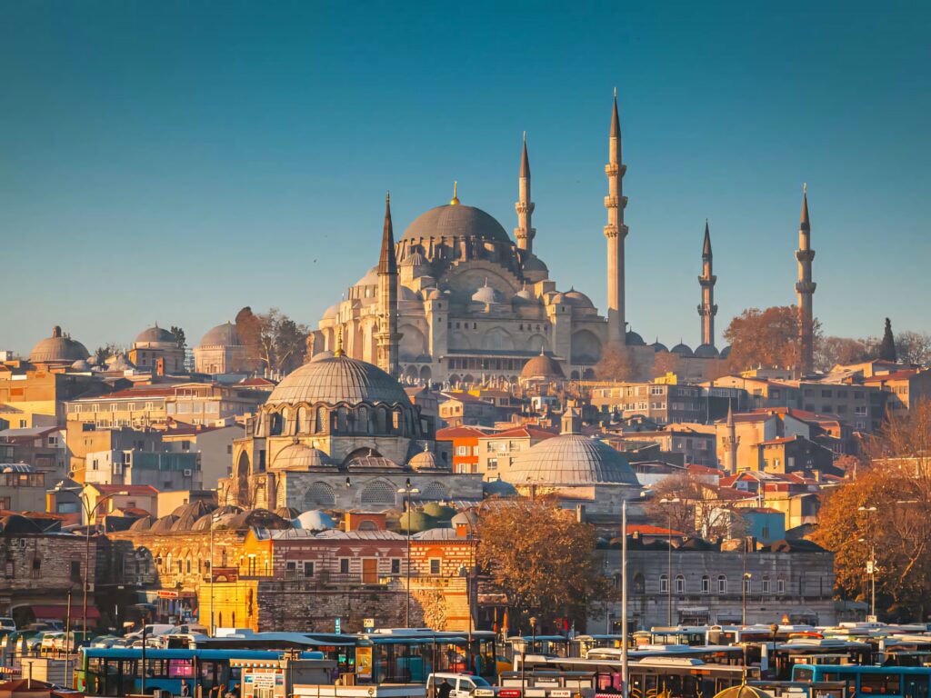 Stunning Istanbul Mosque Wallpaper: Suleymaniye’s Domes & Minarets