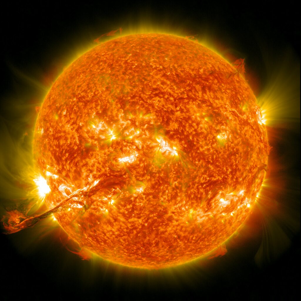 Stunning Sun Wallpaper: Fiery Brilliance and Intense Space Glow