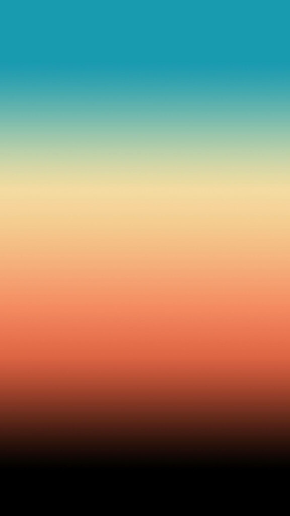 Stunning Sunset Gradient Wallpaper: Turquoise to Orange Bliss