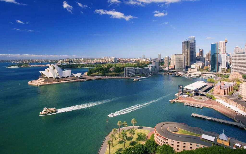 Stunning Sydney Opera House View | Vibrant Harbor & Skyline Wallpaper