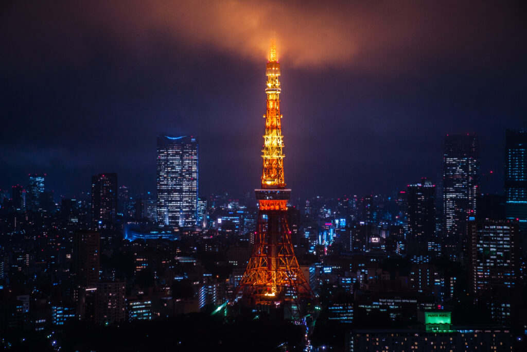 Stunning Tokyo Night View Wallpaper: Iconic Skyline & City Lights