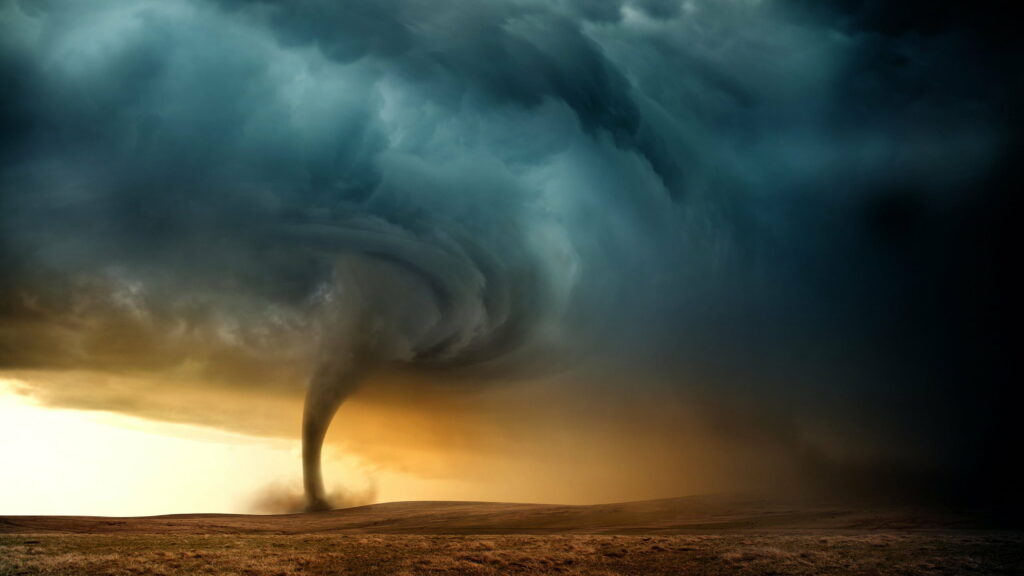 Stunning HD Tornado Wallpaper: Dramatic Sky & Cloud Formations