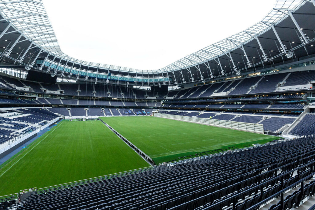 Modern Tottenham Hotspur Stadium Wallpaper: Stunning Architectural Design